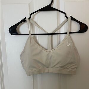 Gymshark Women's Cream Sports Bra